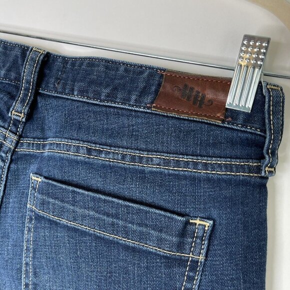 Anthropologie Holding Horses Denim Jean Shorts Womens Size 27 Midi Bermuda - Picture 8 of 11